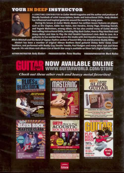 guitar instructional DVD  back cover